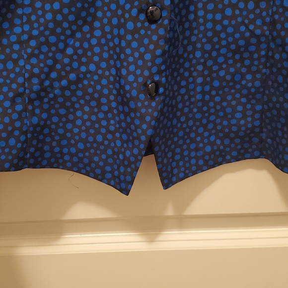 Eastex 90s vintage royal blue blouse - Picture 2 of 5